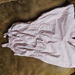 OshKosh B'gosh Toddler Girls Pink Polka Dot Romper 5T